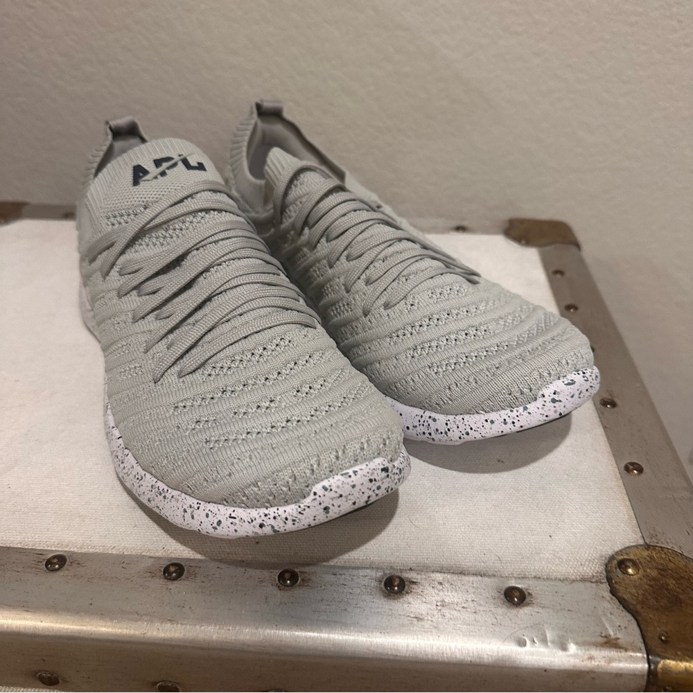 APL Men's Gray Knit Sneakers